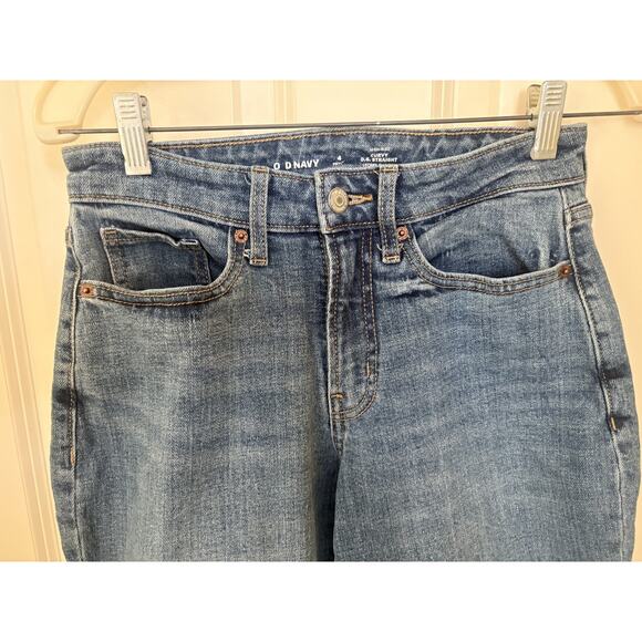 old navy womens size 4 petite high rise curvy OG straight - Picture 3 of 6